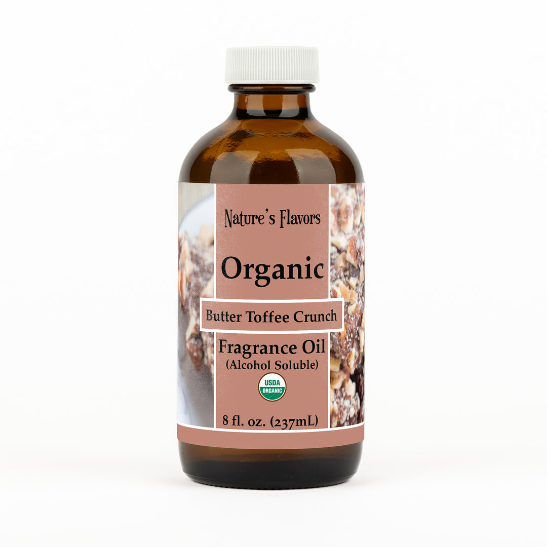 Butter Toffee Crunch Fragrance Oil (Alcohol Soluble), Organic