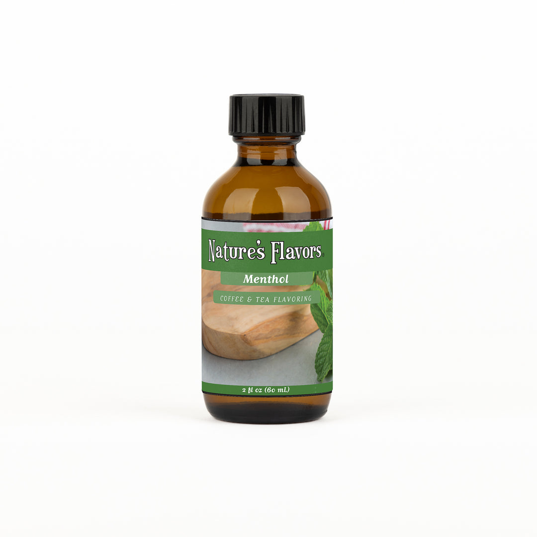 Organic Menthol Coffee and Tea Flavor Without Diacetyl