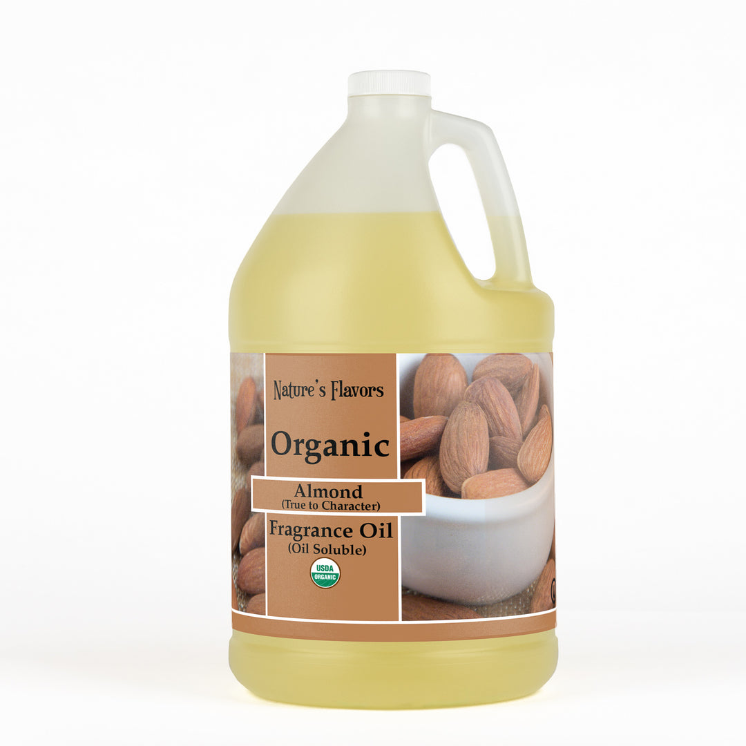 Almond Fragrance Oil True to Almond Character (Oil Soluble), Organic