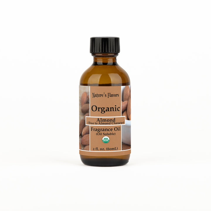 Almond Fragrance Oil True to Almond Character (Oil Soluble), Organic
