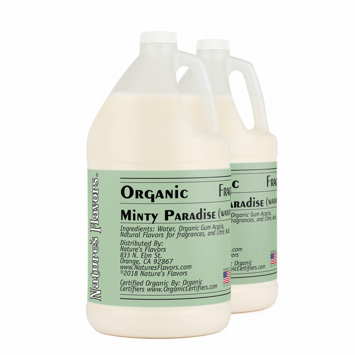 Organic Minty Paradise Fragrance Emulsion (Water Soluble)