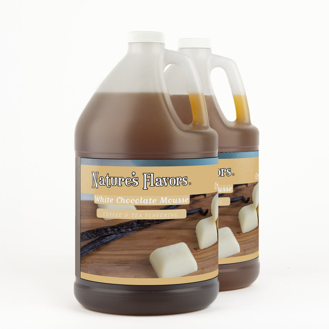 Organic White Chocolate Mousse Coffee and Tea Flavor Without Diacetyl