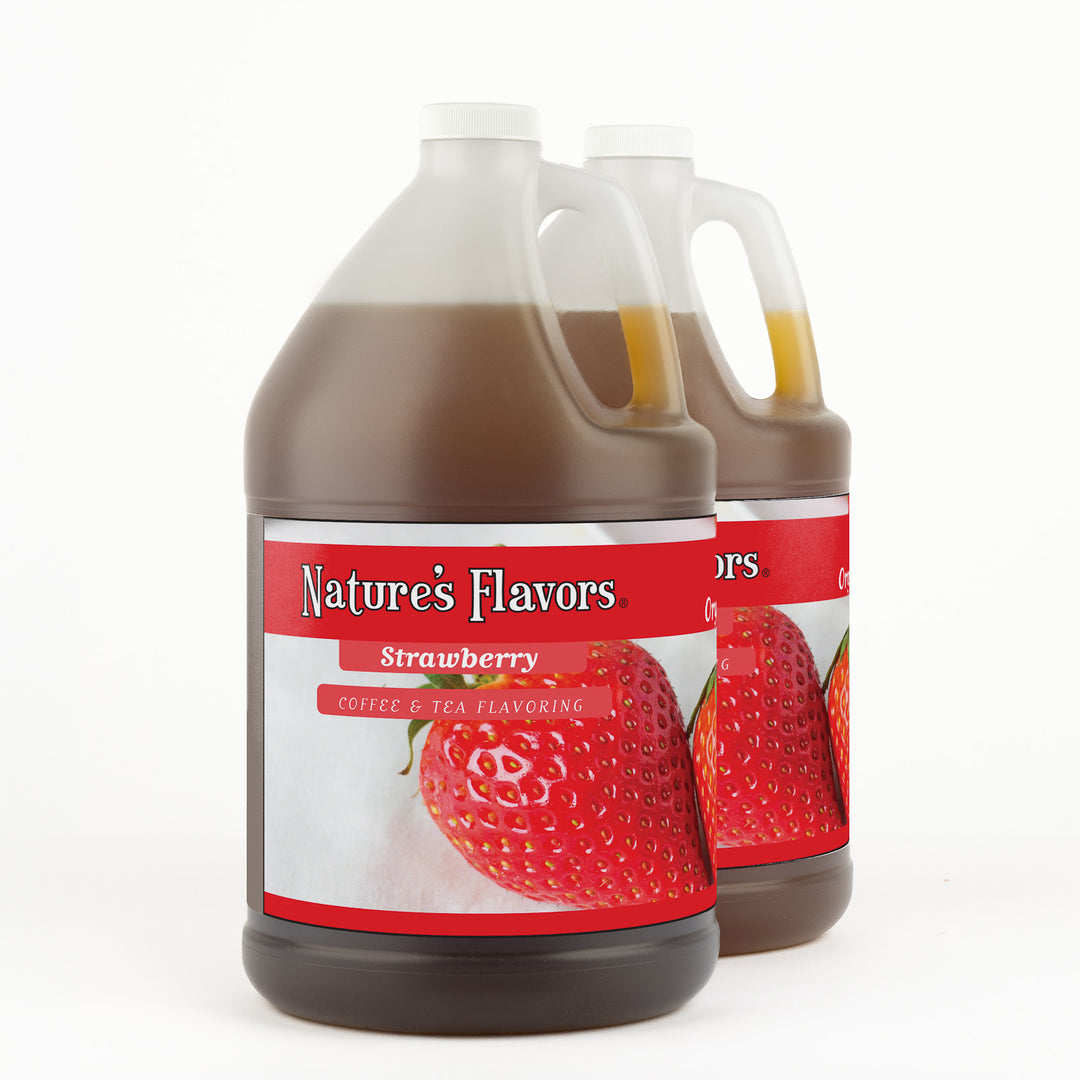 Organic Strawberry Coffee and Tea Flavor Without Diacetyl