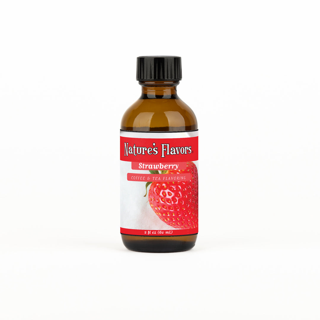 Organic Strawberry Coffee and Tea Flavor Without Diacetyl