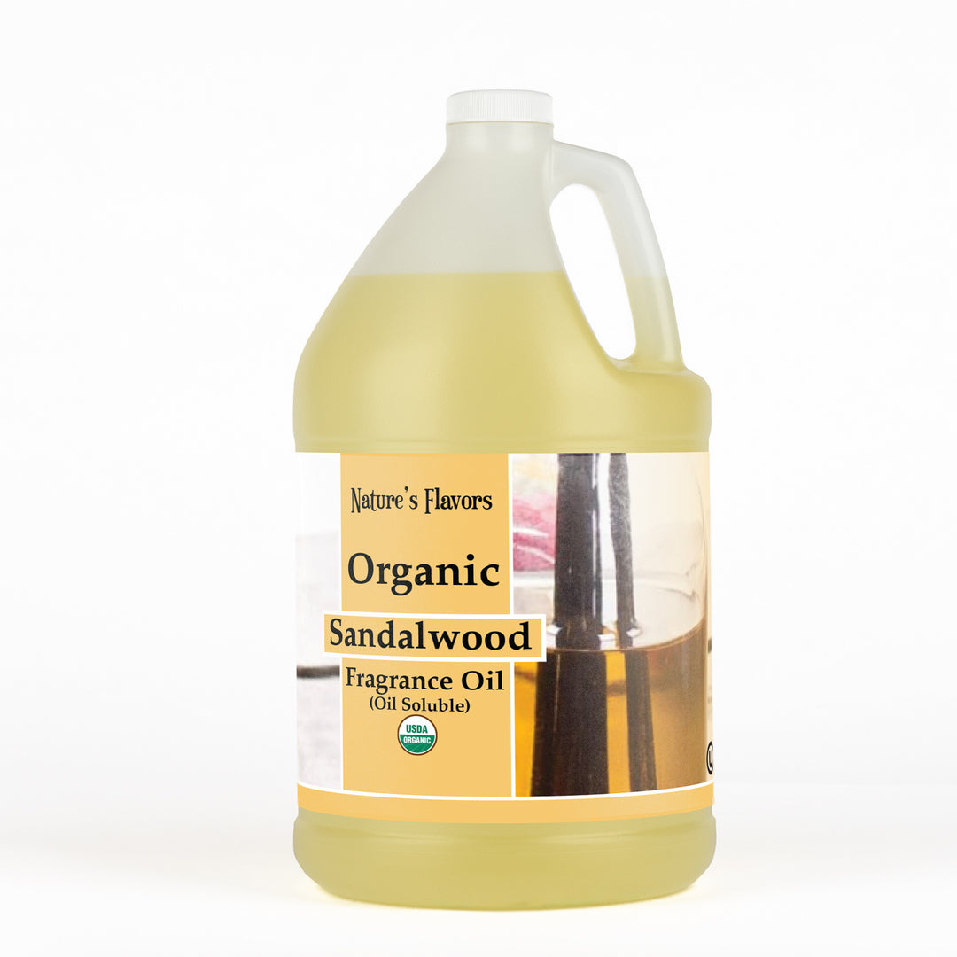 Sandalwood Fragrance Oil (Oil Soluble), Organic