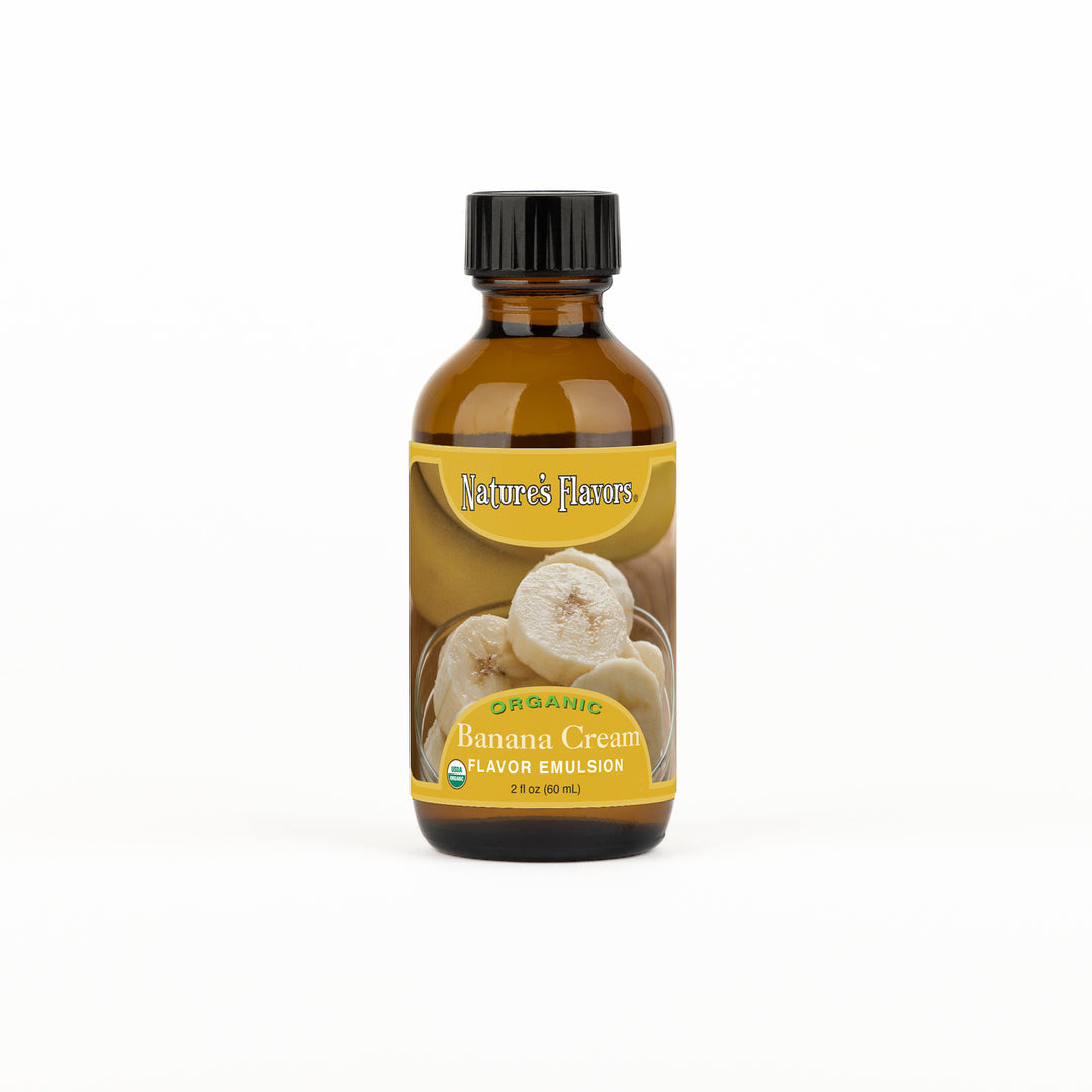 Banana Cream Flavor Emulsion for High Heat Applications, Organic