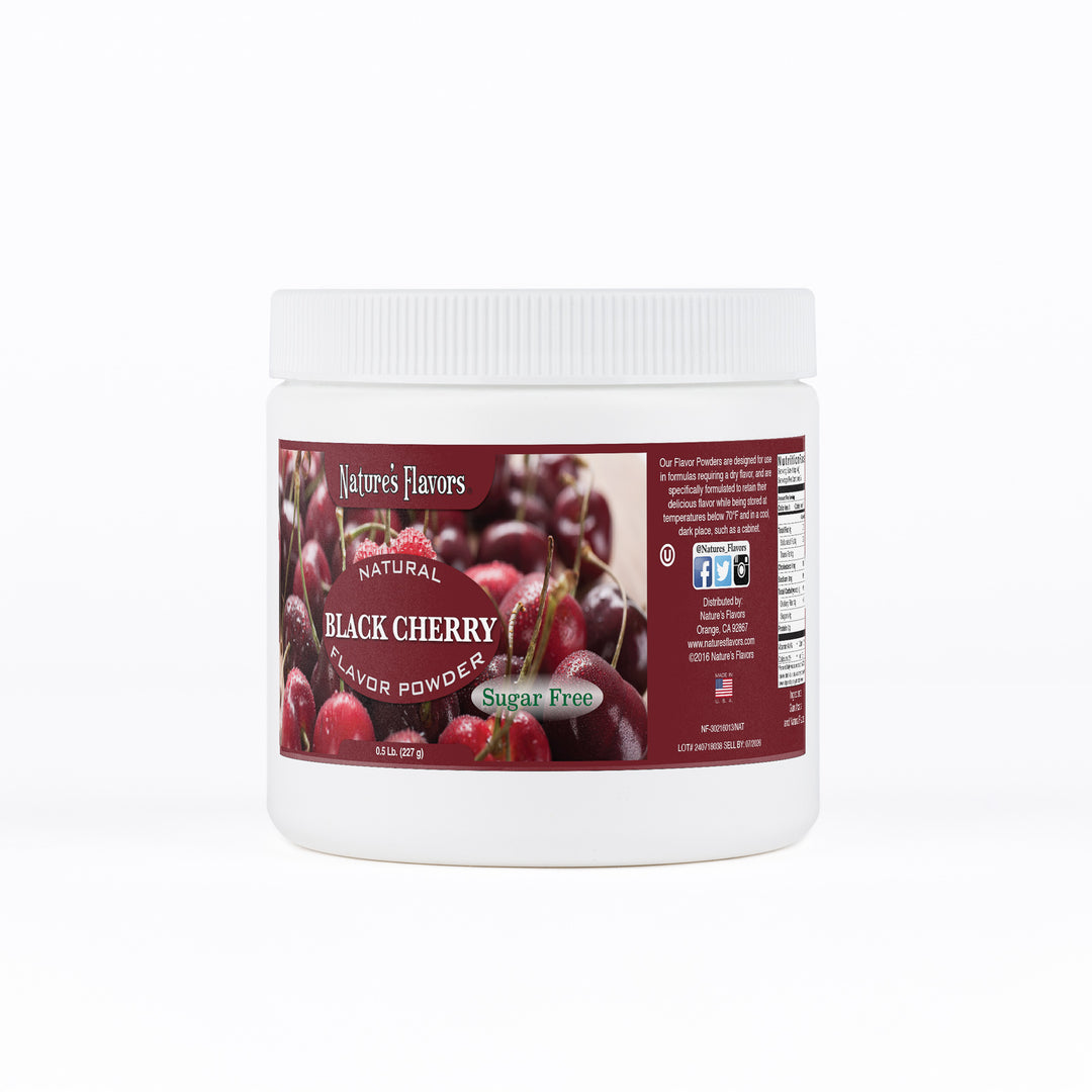 Black Cherry Sugar Free Flavor Powder