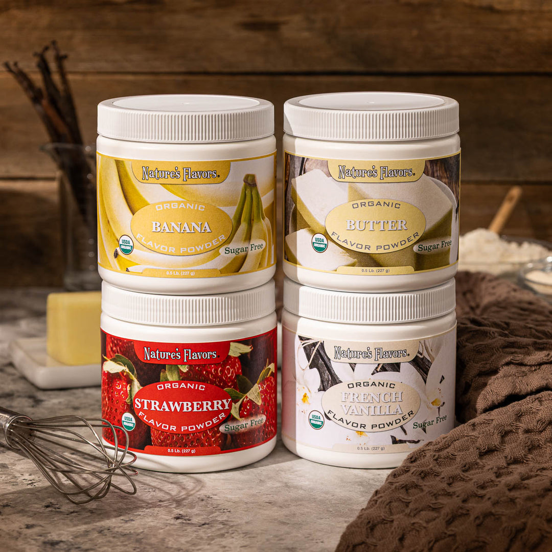 Organic Flavor Powder Sample Pack (Sugar-free & Calorie-free)