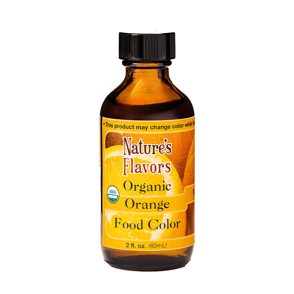 Orange Food Coloring (Organic), Water-Soluble