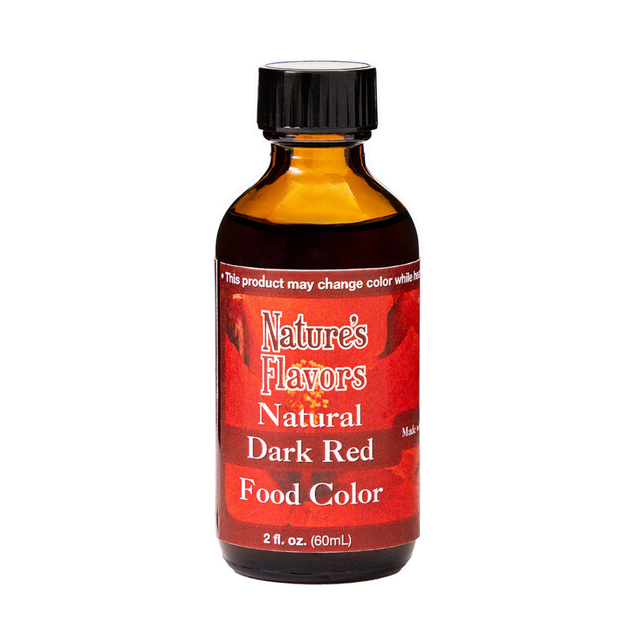 Dark Red Food Coloring (Made with Red Radish & Hibiscus), Natural