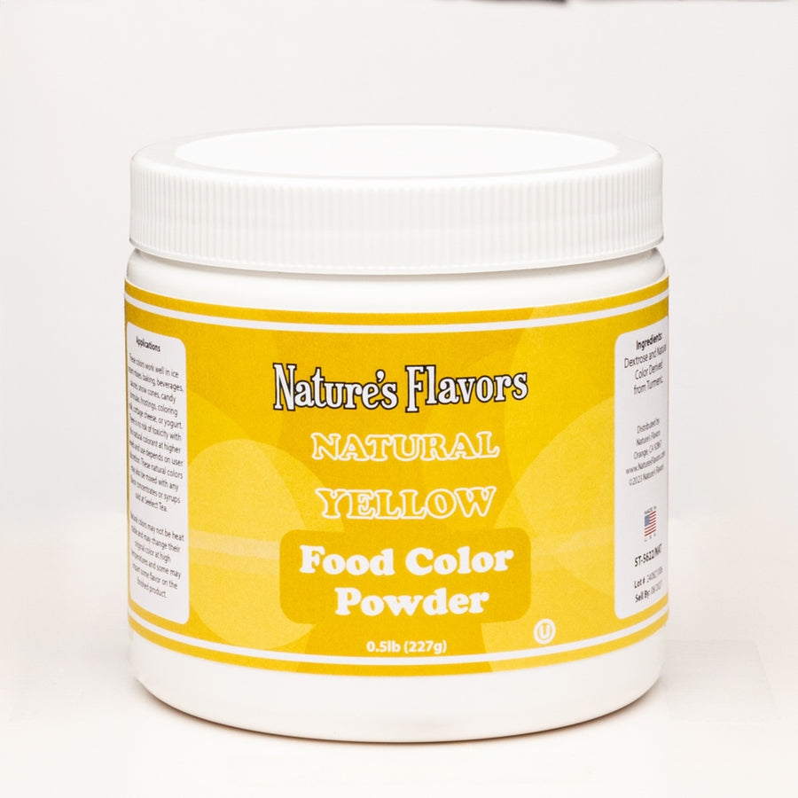 Yellow Food Coloring Powder, Natural