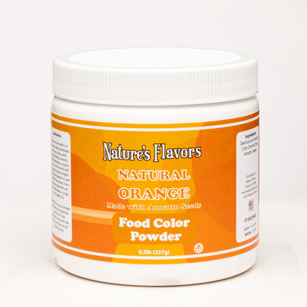 Orange Food Coloring Powder, Natural made with Annatto Seeds