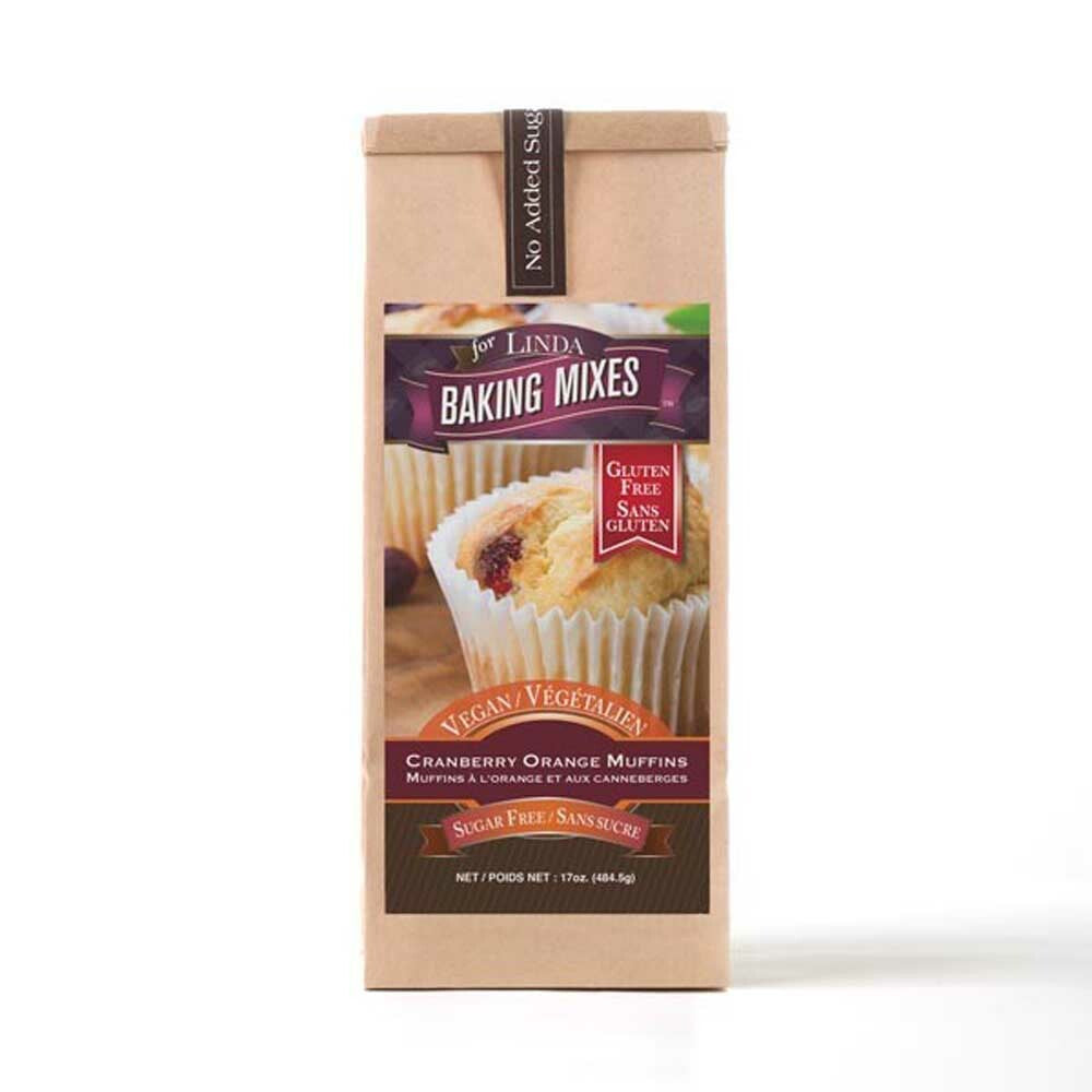 For Linda Gluten Free Cranberry Orange Muffin Mix (Sugar Free)