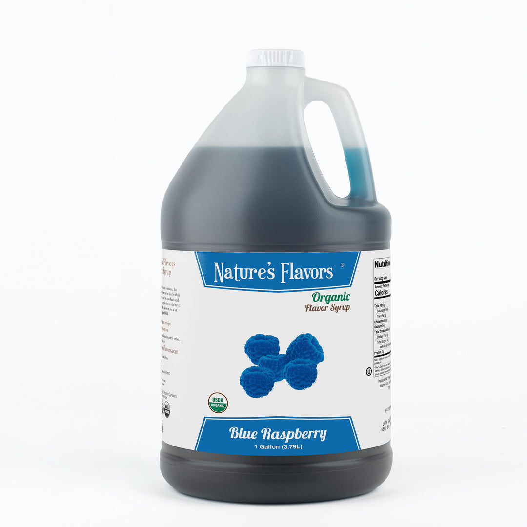 Blue Raspberry Syrup, Organic