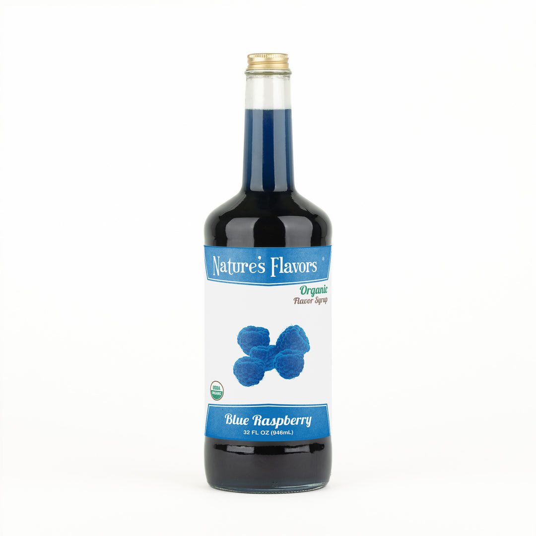 Blue Raspberry Syrup, Organic
