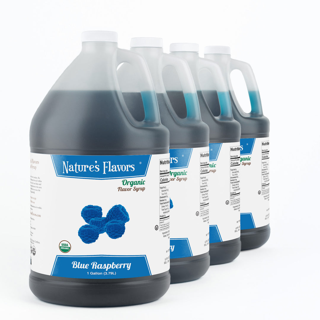 Blue Raspberry Syrup, Organic