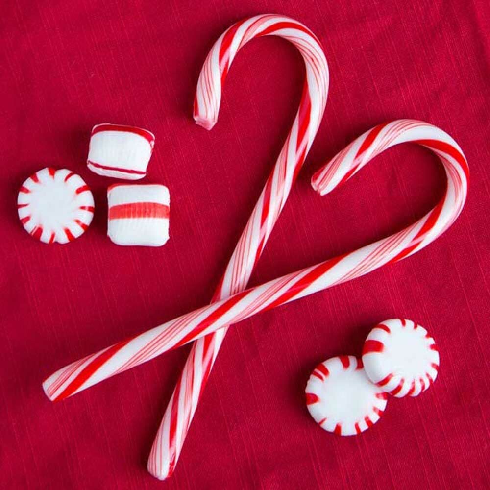 Candy Cane Cotton Candy Floss Sugar (Without Color)
