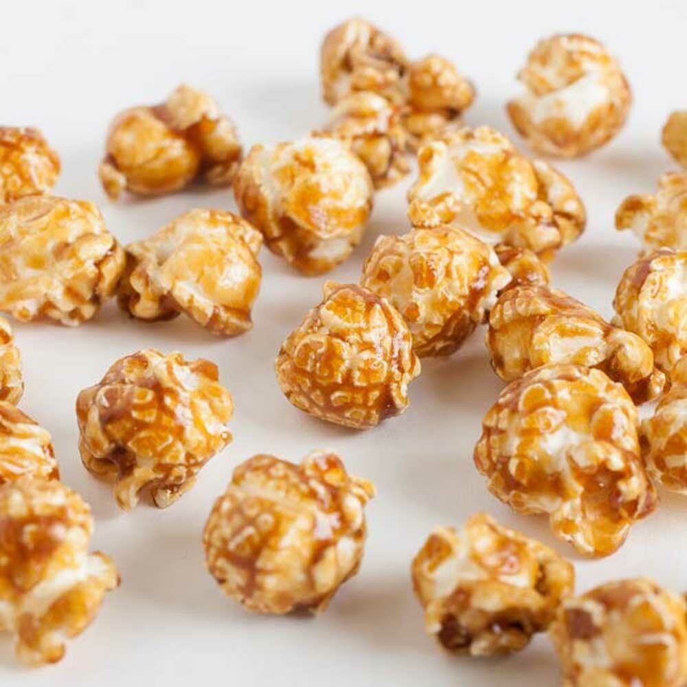 Caramel Corn Flavor Emulsion for High Heat Applications