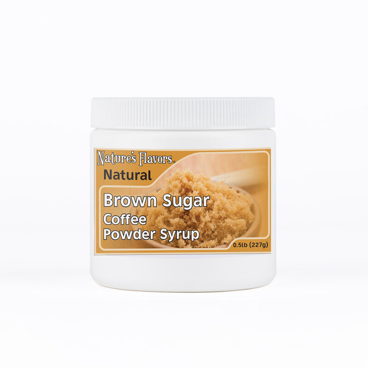 Brown Sugar Flavor Organic compliant Syrup for Carbonated and Noncarbonated Drinks, Powdered