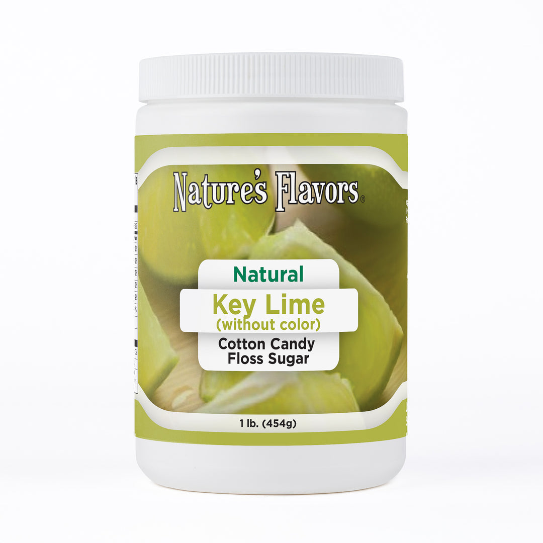 Key Lime Cotton Candy Floss Sugar (Without Color)