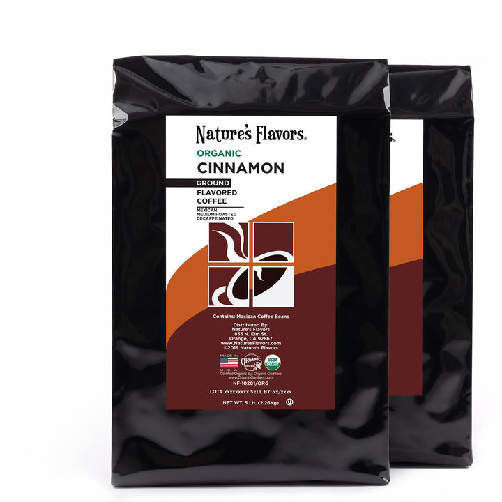 Organic Decaf Cinnamon Flavored Coffee Beans