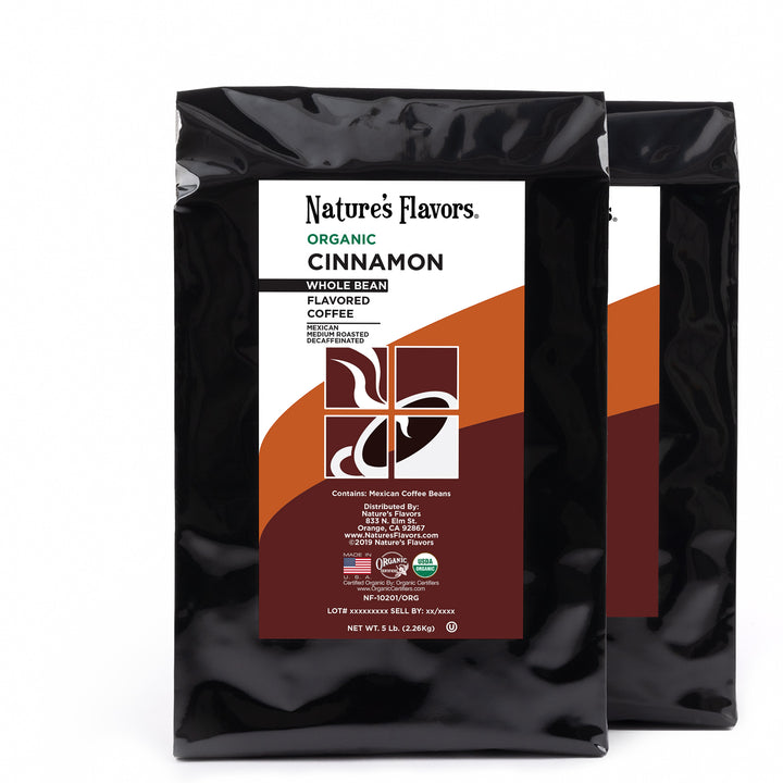 Organic Decaf Cinnamon Flavored Coffee Beans