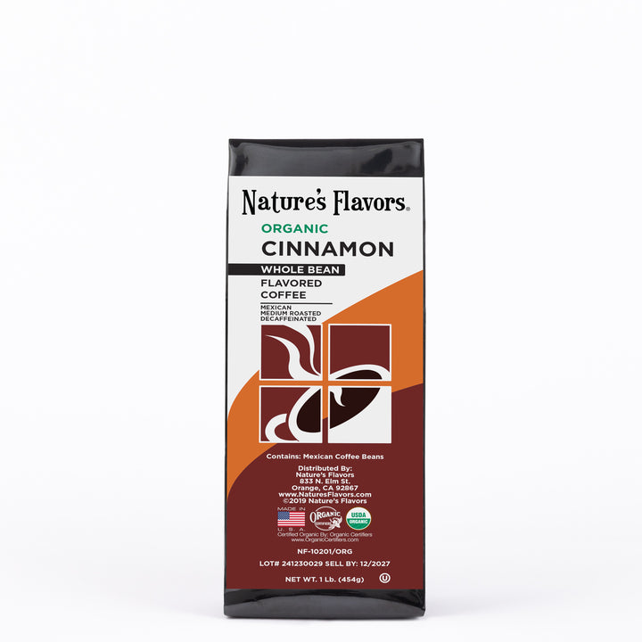Organic Decaf Cinnamon Flavored Coffee Beans