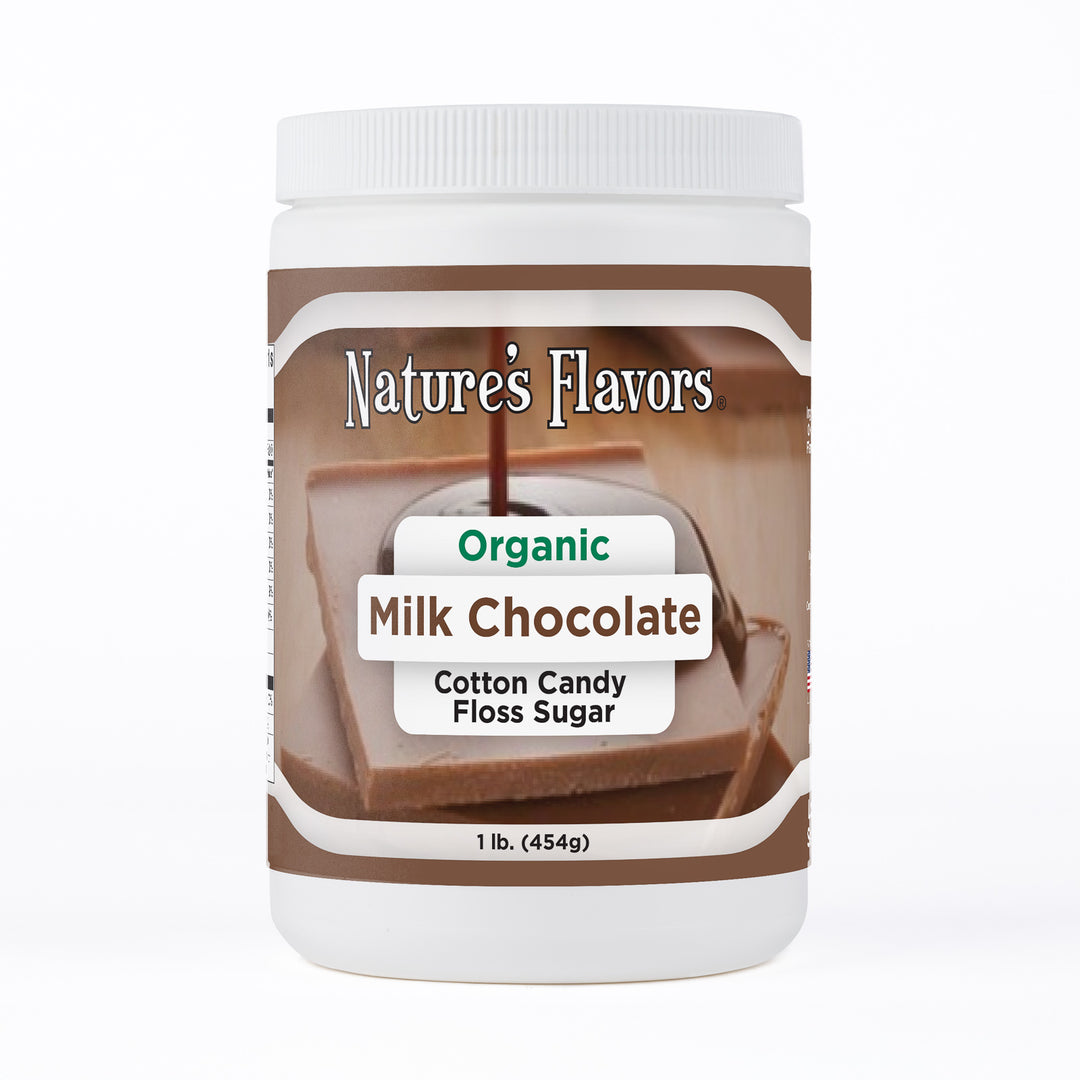 Organic Milk Chocolate Cotton Candy Floss Sugar