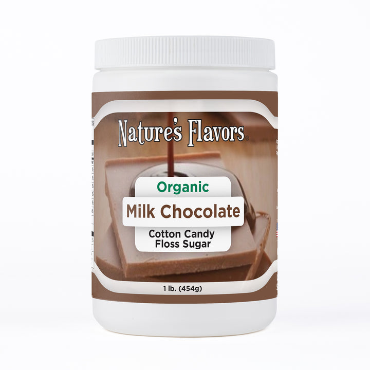 Organic Milk Chocolate Cotton Candy Floss Sugar