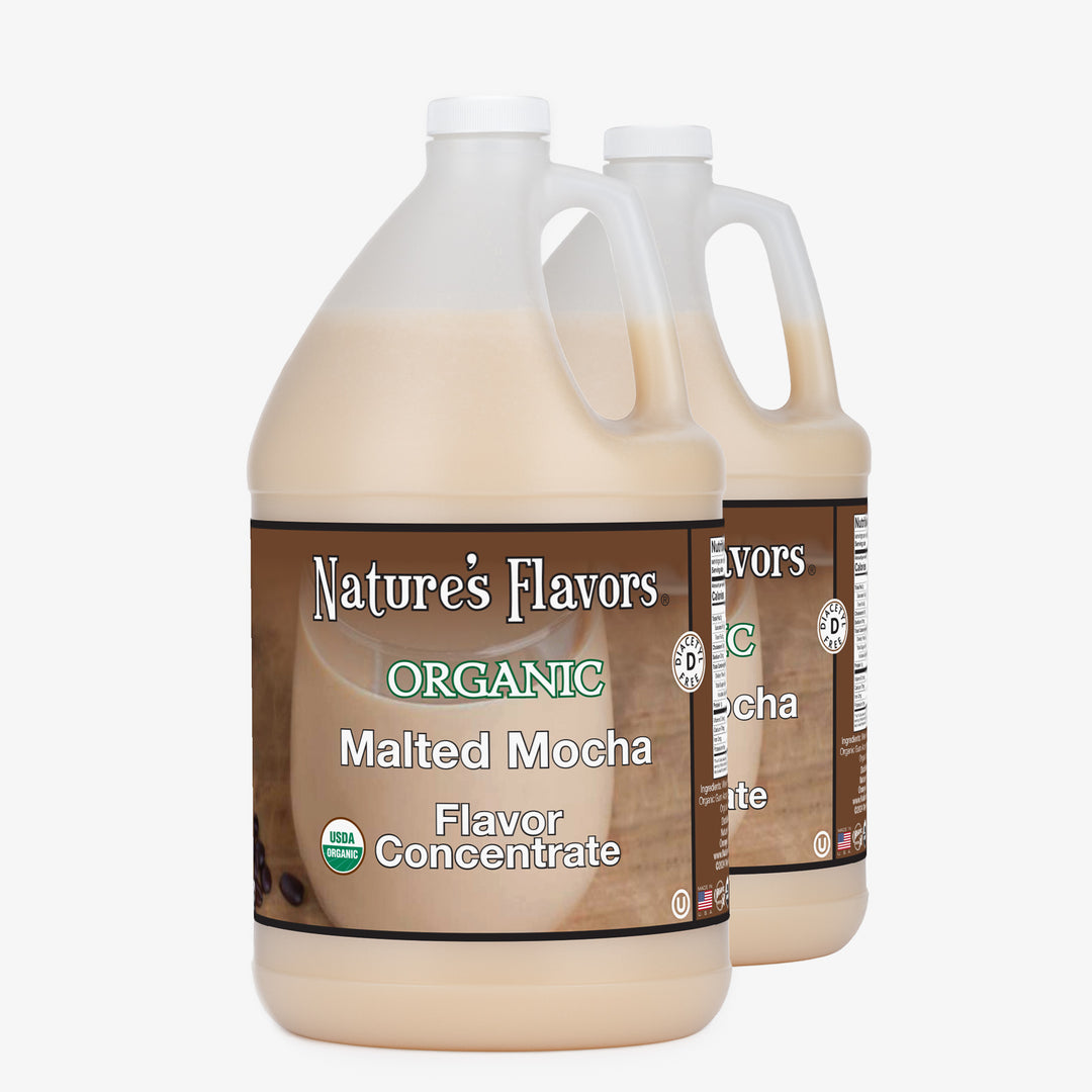 Organic Malted Mocha Flavor Concentrate Without Diacetyl