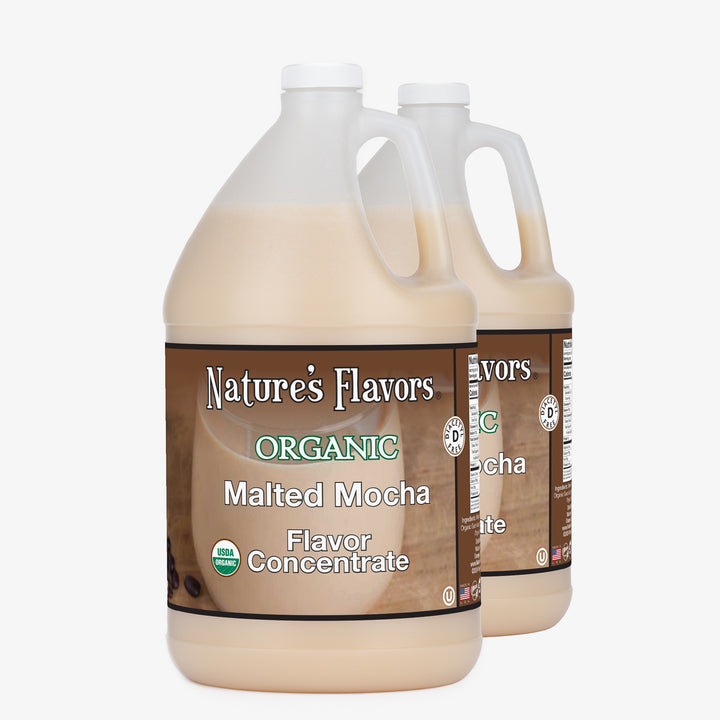 Organic Malted Mocha Flavor Concentrate Without Diacetyl