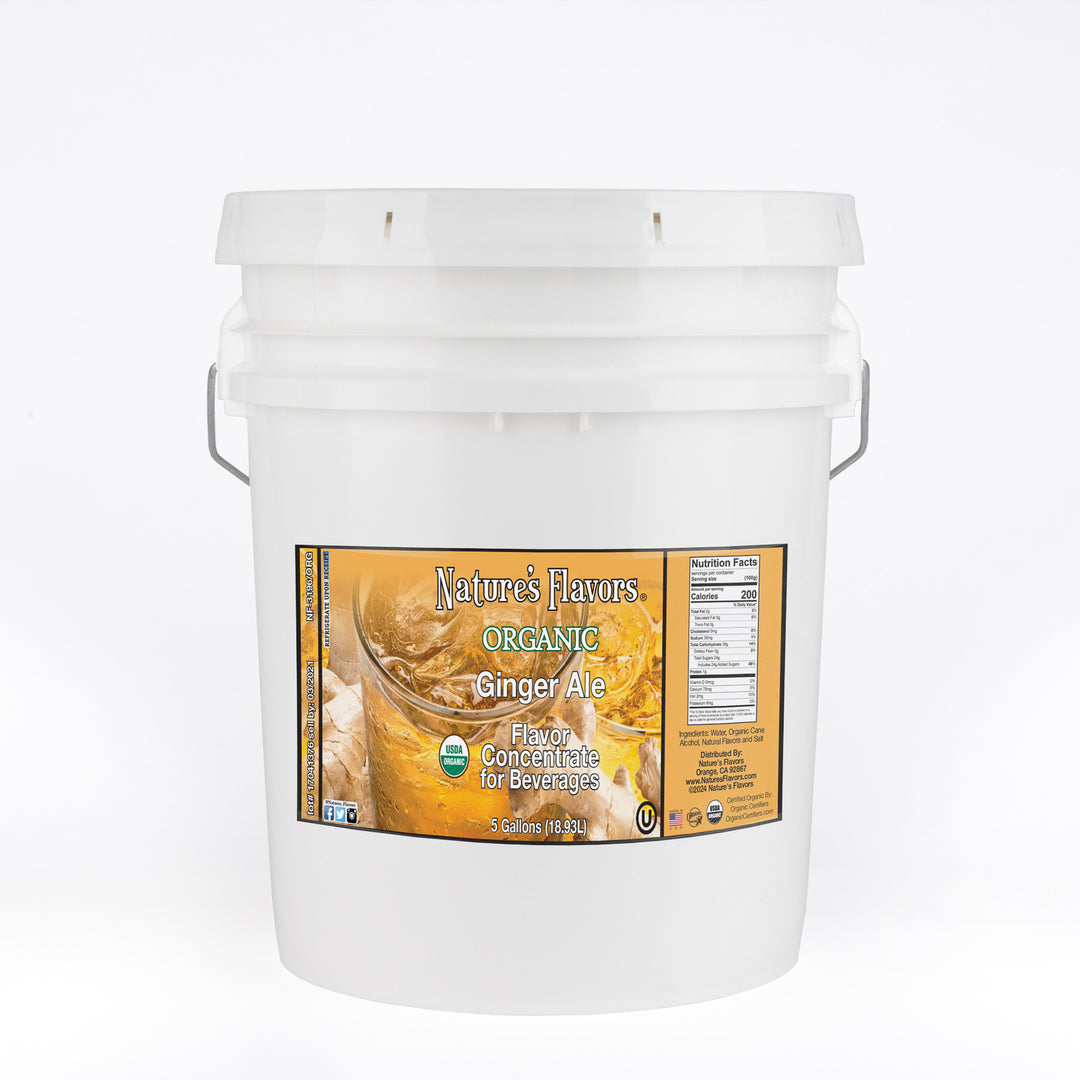 Ginger Ale Flavor Concentrate for Beverages, Organic