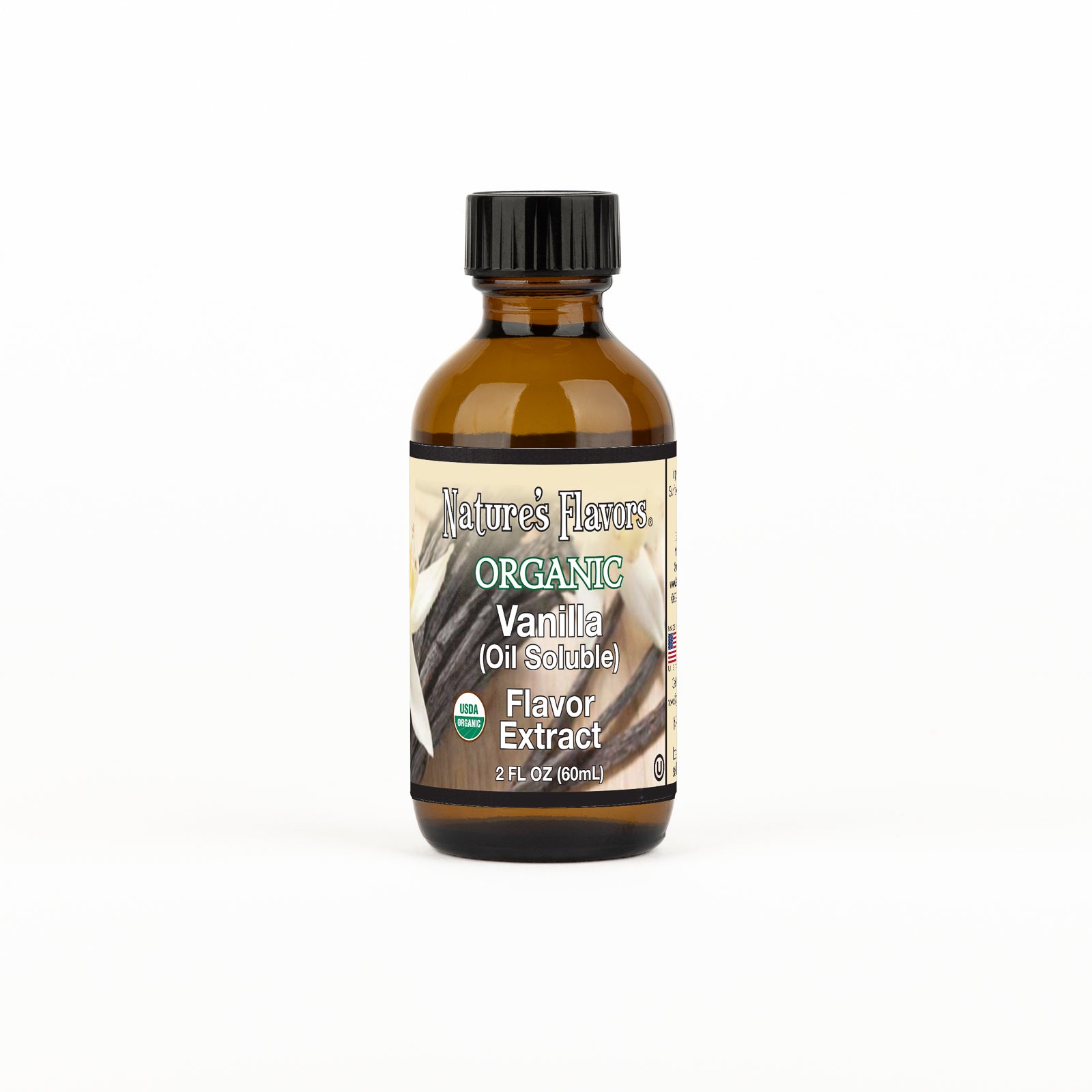 Vanilla Flavor Extract (Oil Soluble), Organic – Nature's Flavors