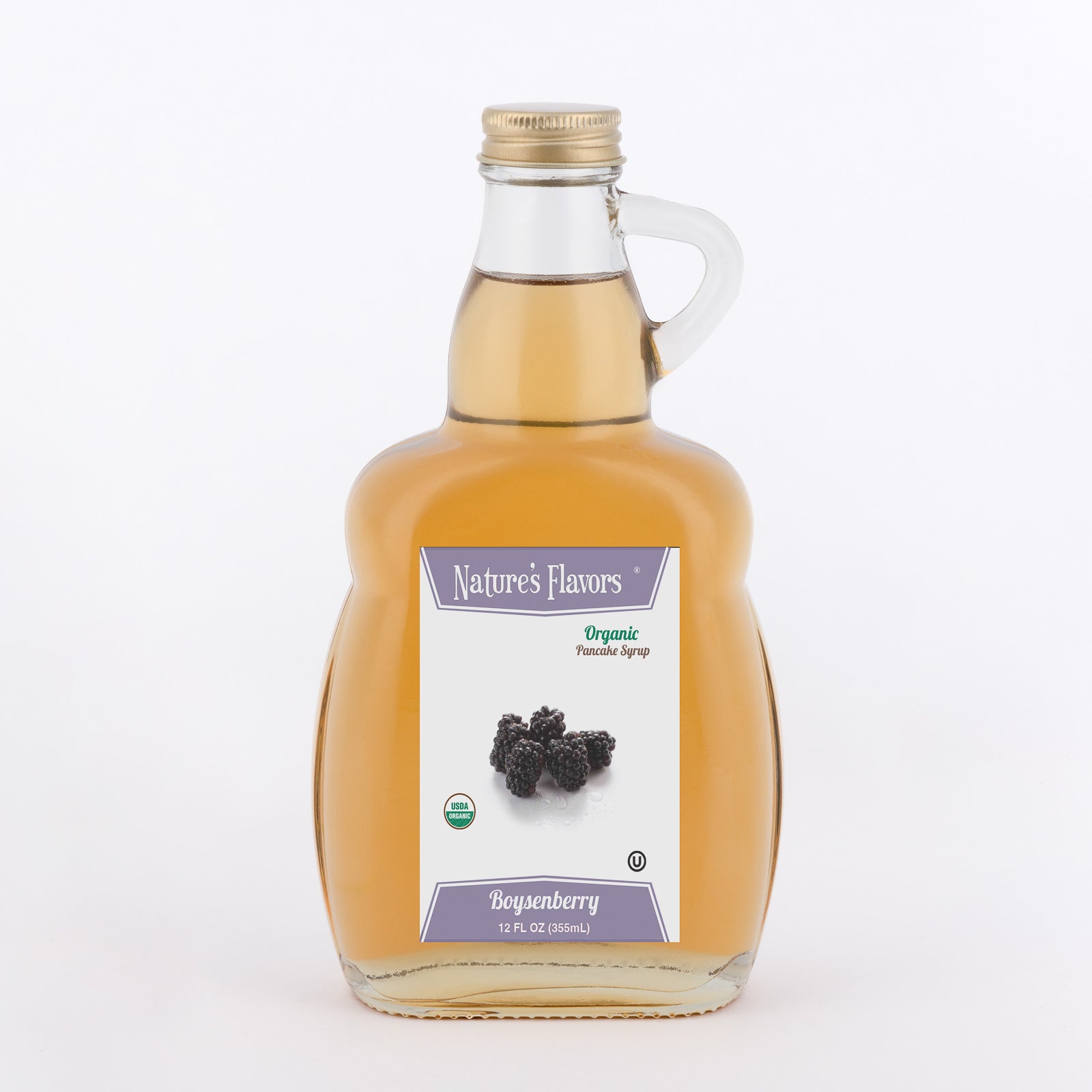 Boysenberry Pancake Syrup, Organic – Nature's Flavors