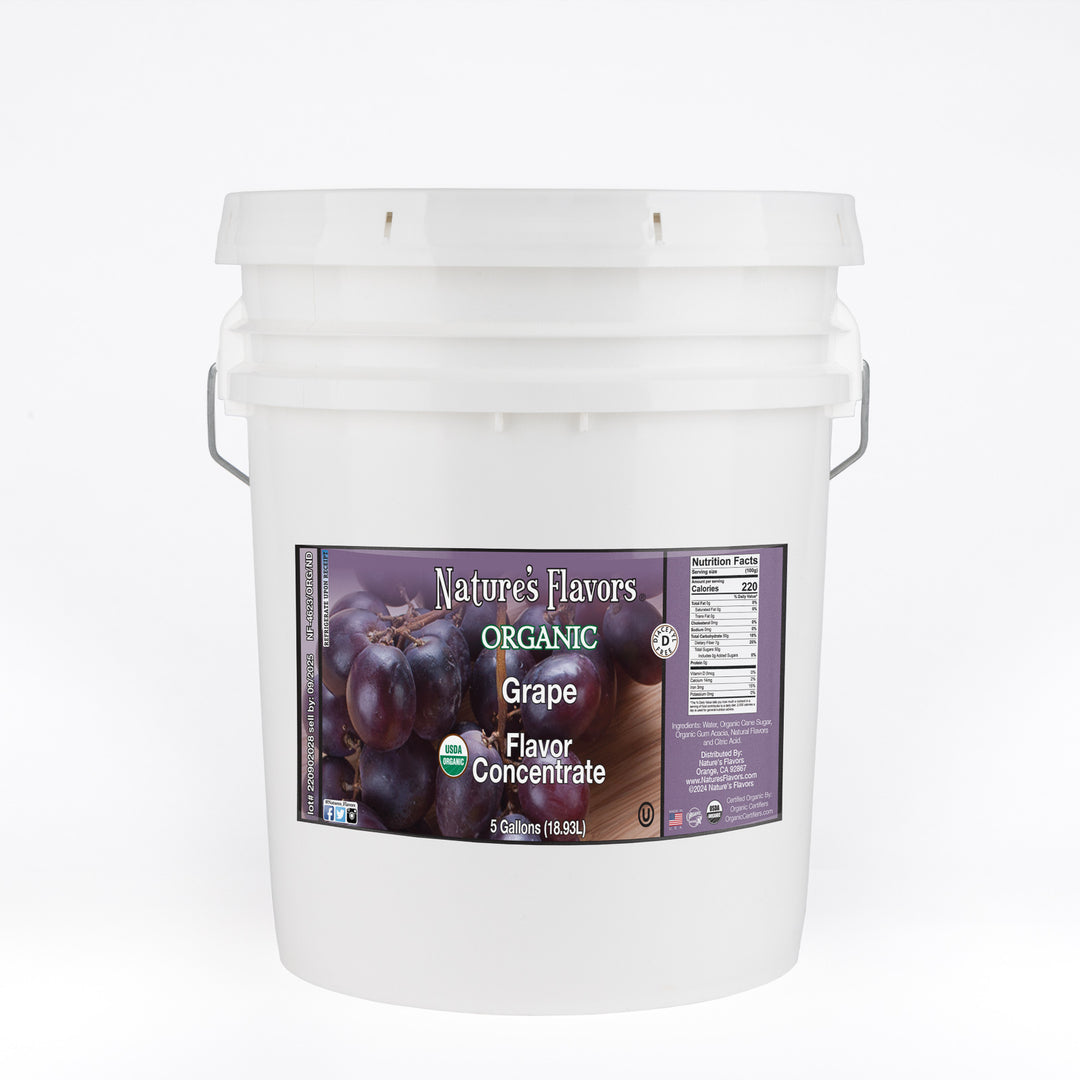 Organic Grape Flavor Concentrate Without Diacetyl