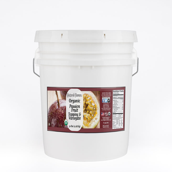 Organic Passion Fruit Topping and Variegate