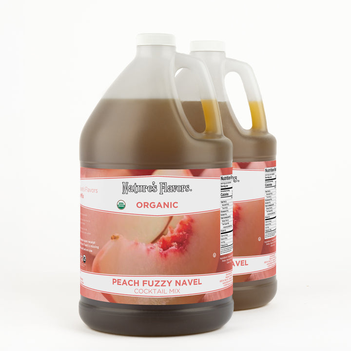 Organic Peach Fuzzy Navel Cocktail Mix Syrup