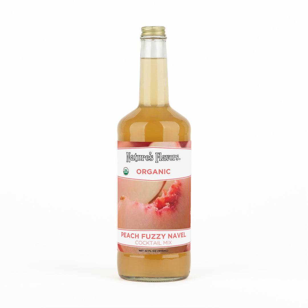 Organic Peach Fuzzy Navel Cocktail Mix Syrup