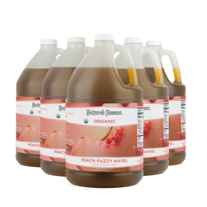 Organic Peach Fuzzy Navel Cocktail Mix Syrup