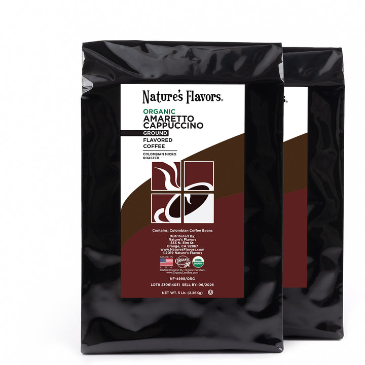 Organic Amaretto Flavored Coffee Beans