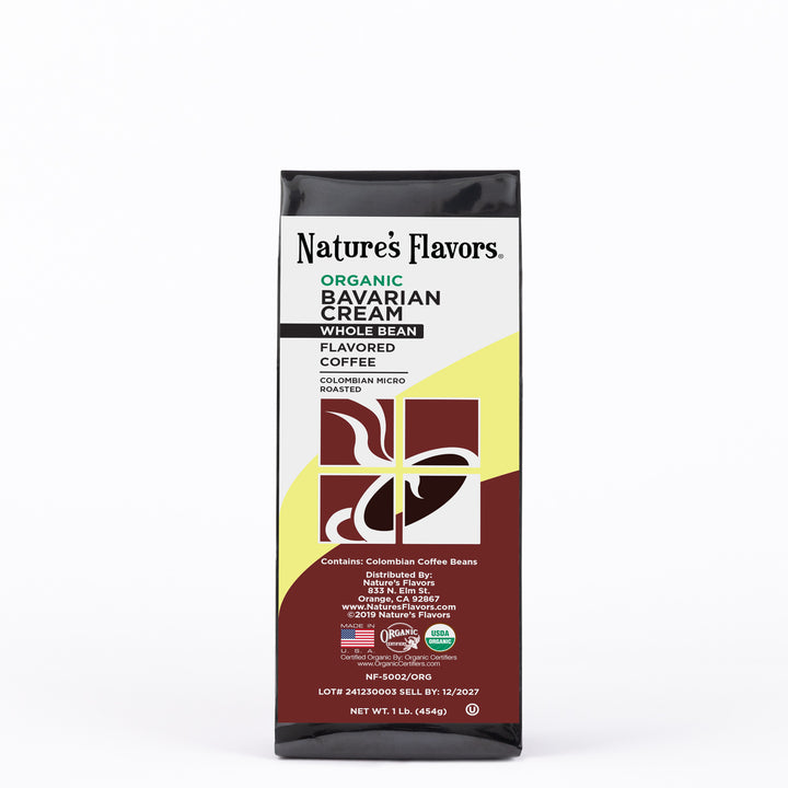 Organic Bavarian Cream Flavored Coffee Beans