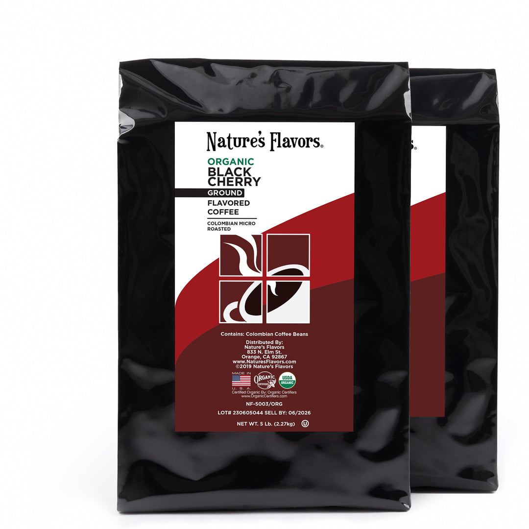 Organic Black Cherry Flavored Coffee Beans