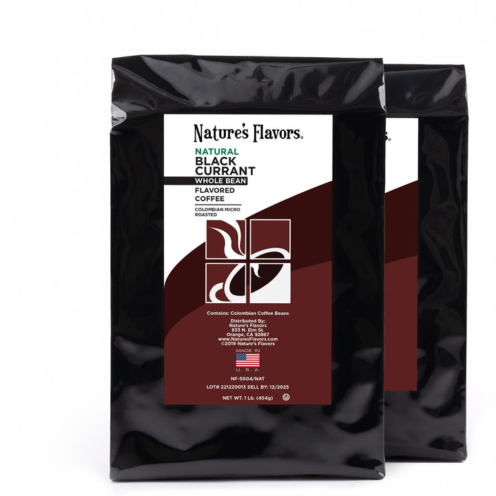 Black Currant Flavored Coffee Beans