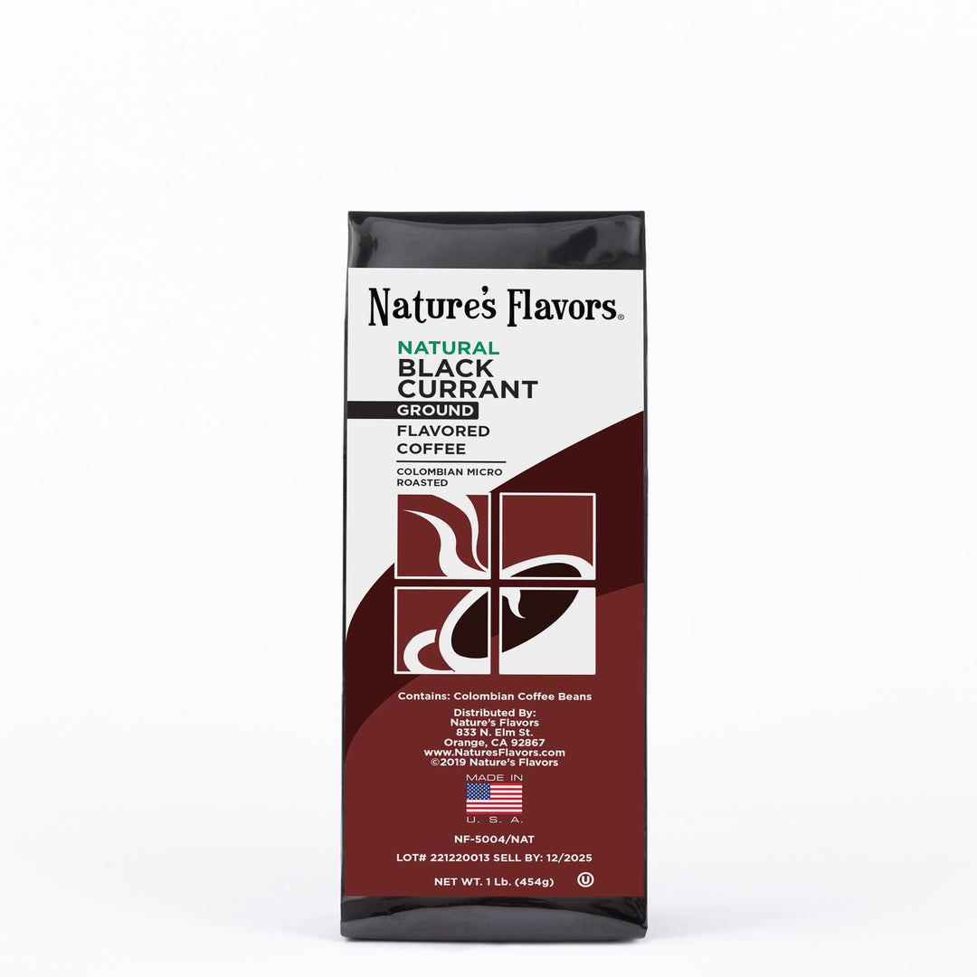 Black Currant Flavored Coffee Beans