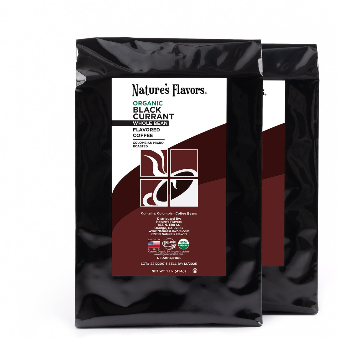 Organic Black Currant Flavored Coffee Beans