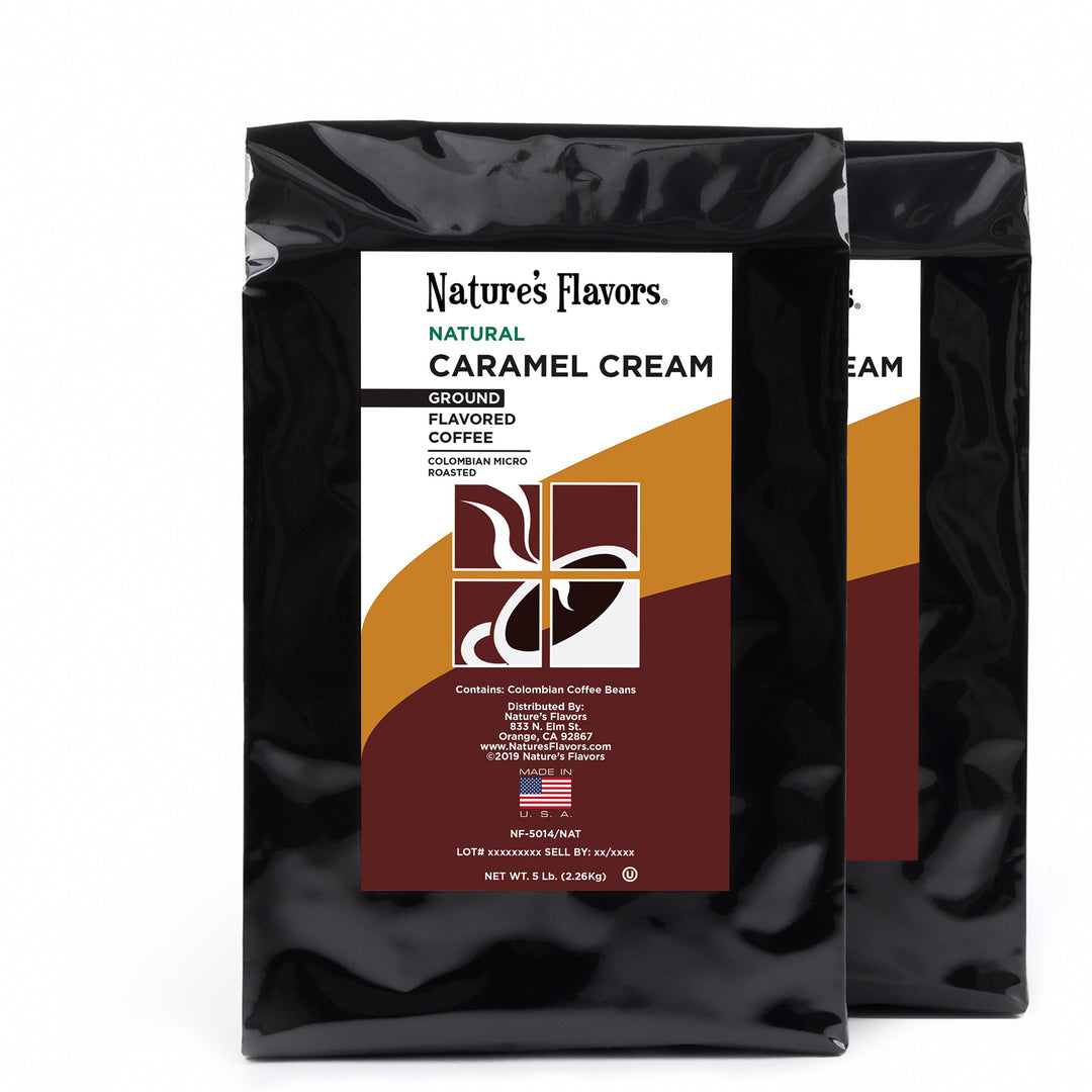 Caramel Cream Flavored Coffee Beans