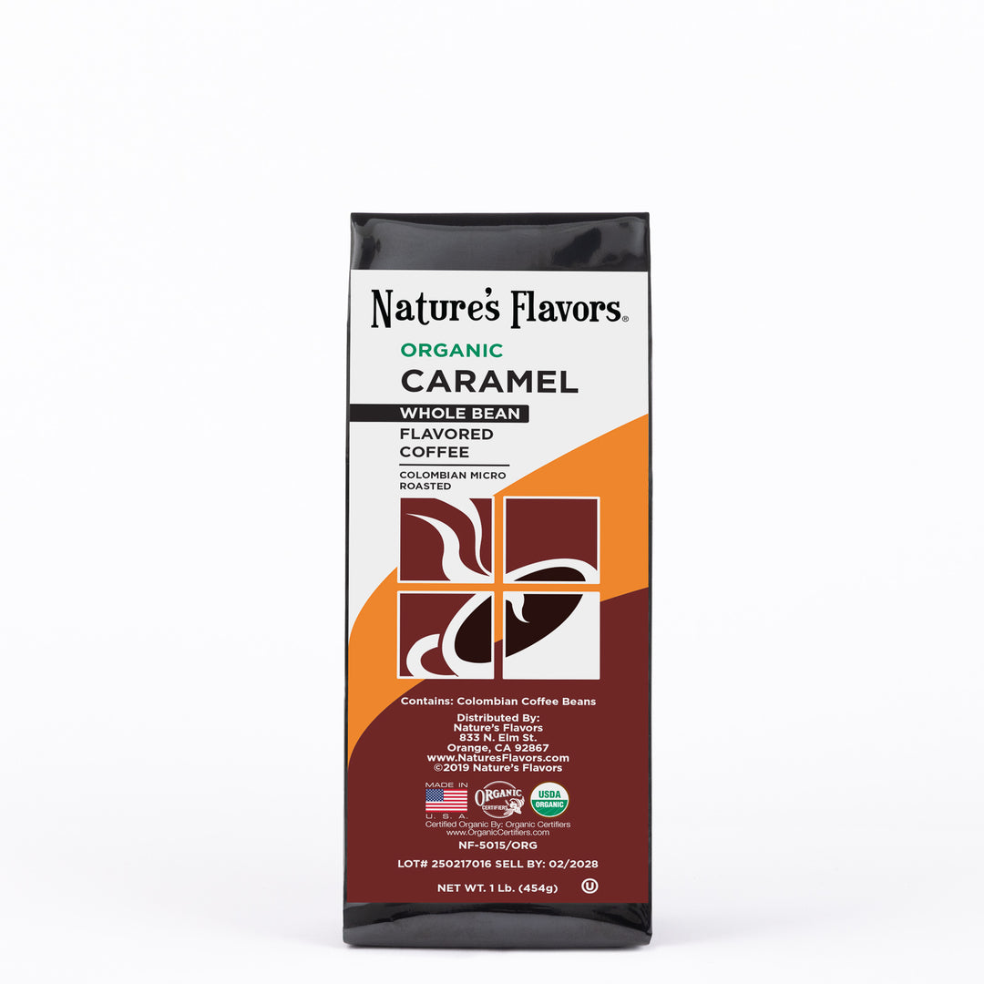 Organic Caramel Flavored Coffee Beans