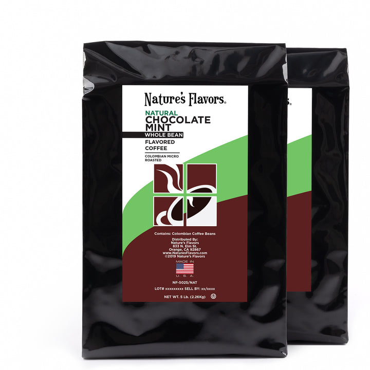 Chocolate Mint Flavored Coffee Beans