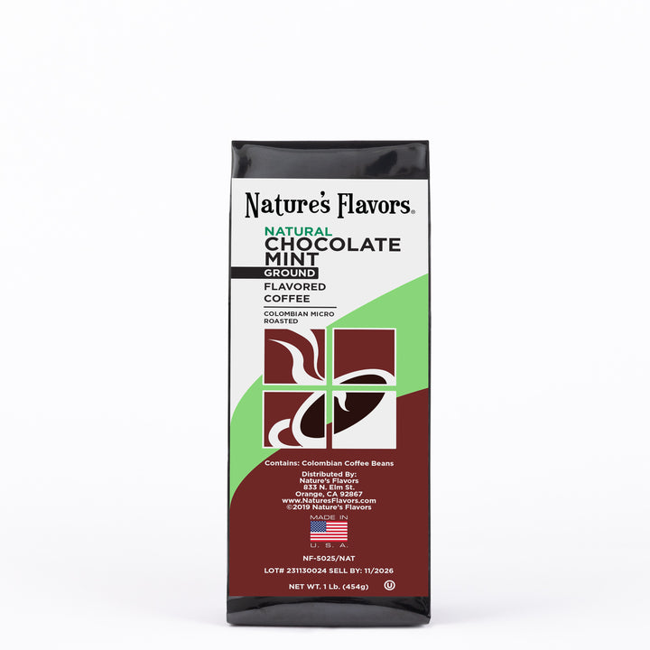 Chocolate Mint Flavored Coffee Beans