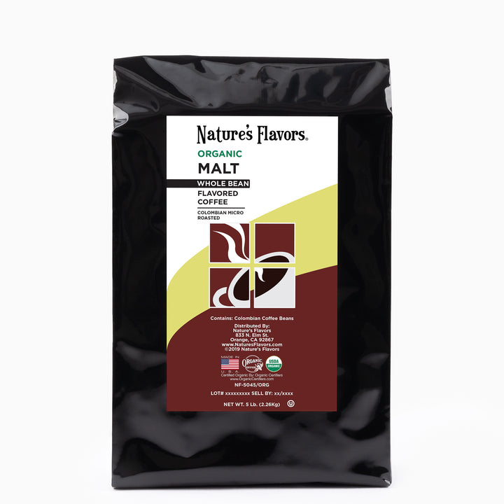 Organic Malt Flavored Coffee Beans